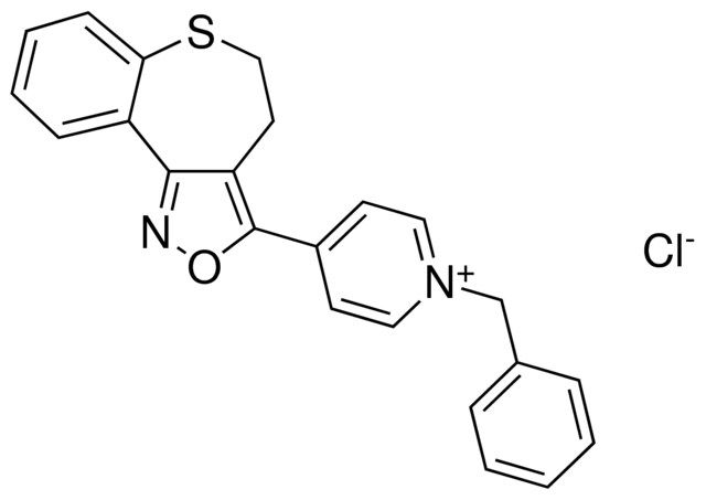 1-BENZYL-4-(4,5-DIHYDRO(1)BENZOTHIEPINO(5,4-C)ISOXAZOL-3-YL)PYRIDINIUM CHLORIDE