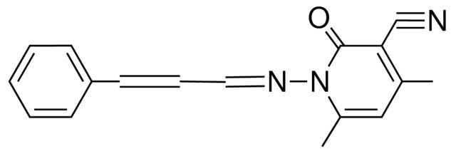 1-CINNAMYLIDENEAMINO-1,2-DIHYDRO-4,6-DIMETHYL-2-OXONICOTINONITRILE