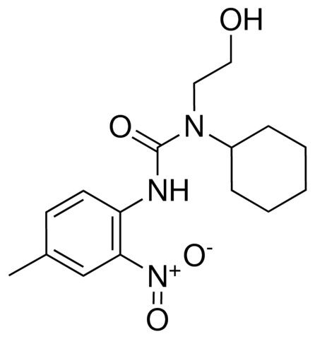 1-CYCLOHEXYL-1-(2-HYDROXYETHYL)-3-(4-METHYL-2-NITROPHENYL)UREA