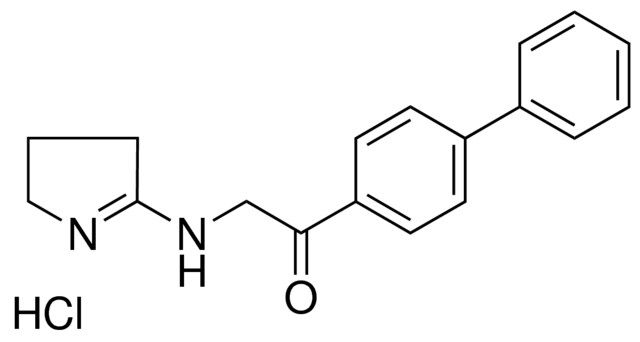 1-BIPHENYL-4-YL-2-(4,5-DIHYDRO-3H-PYRROL-2-YLAMINO)-ETHANONE, HYDROCHLORIDE