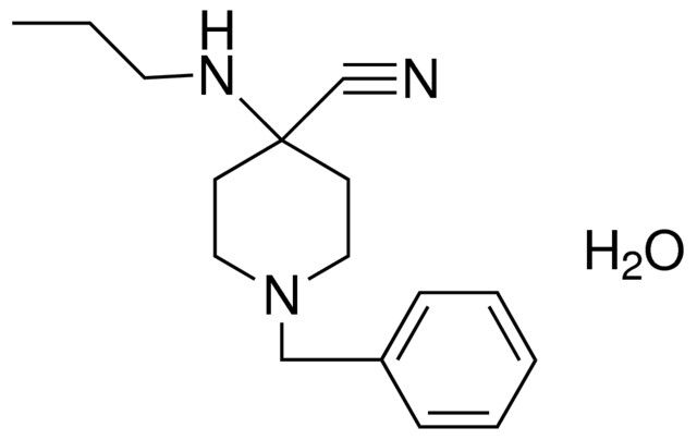 1-BENZYL-4-CYANO-4-(PROPYLAMINO)-PIPERIDINE HYDRATE