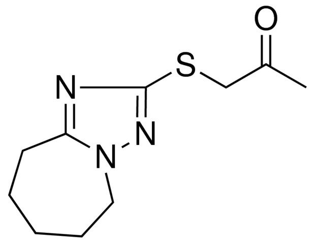 1-(6,7,8,9-TETRAHYDRO-5H-(1,2,4)TRIAZOLO(1,5-A)AZEPIN-2-YLTHIO)ACETONE