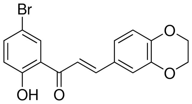 1-(5-BROMO-2-HYDROXY-PHENYL)-3-(2,3-DIHYDRO-BENZO(1,4)DIOXIN-6-YL)-PROPENONE