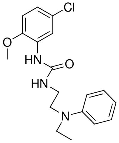 1-(5-CHLORO-2-METHOXYPHENYL)-3-(2-(N-ETHYLANILINO)ETHYL)UREA