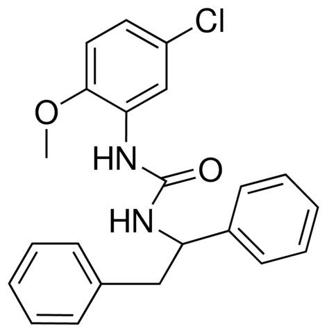 1-(5-CHLORO-2-METHOXYPHENYL)-3-(1,2-DIPHENYLETHYL)UREA