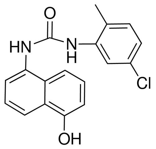 1-(5-CHLORO-2-METHYLPHENYL)-3-(5-HYDROXY-1-NAPHTHYL)UREA