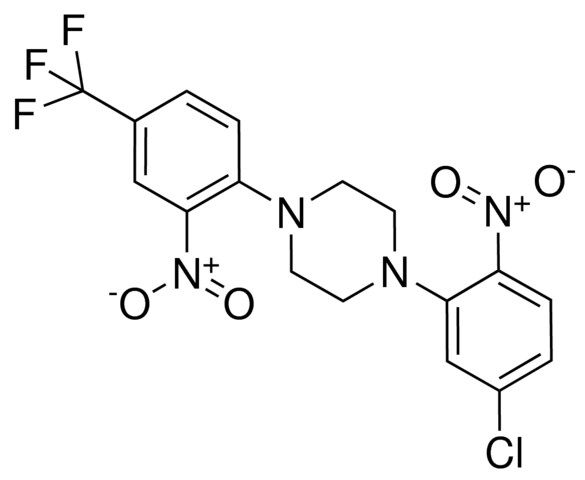 1-(5-Chloro-2-nitrophenyl)-4-(2-nitro-4-(trifluoromethyl)phenyl)piperazine