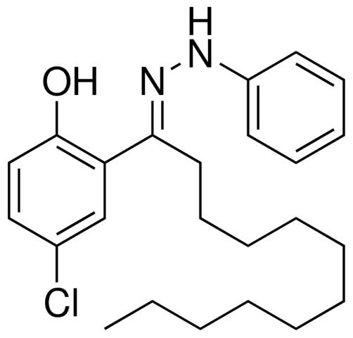 1-(5-CHLORO-2-HYDROXYPHENYL)-1-DODECANONE PHENYLHYDRAZONE