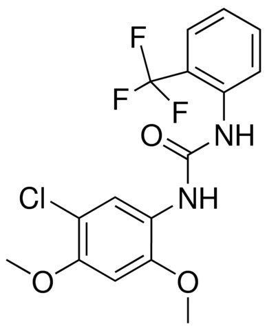 1-(5-CHLORO-2,4-DIMETHOXYPHENYL)-3-(2-(TRIFLUOROMETHYL)PHENYL)UREA