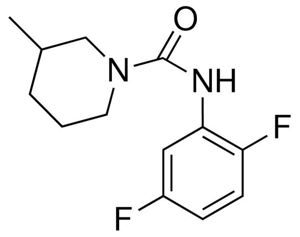 1-(N-(2,5-DIFLUOROPHENYL)CARBAMOYL)-3-METHYLPIPERIDINE