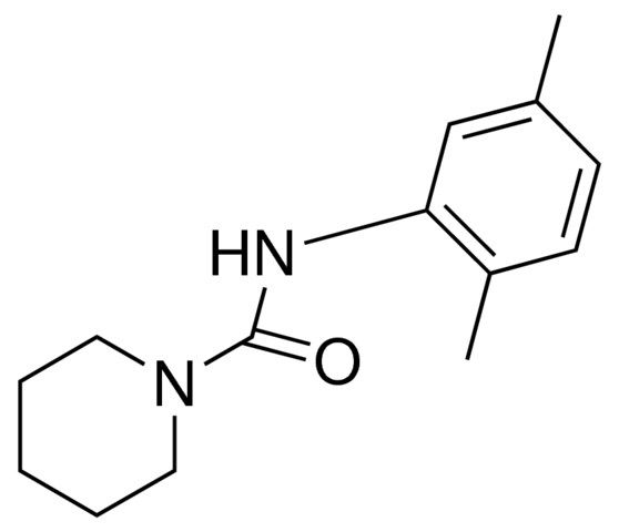 1-(N-(2,5-XYLYL)CARBAMOYL)PIPERIDINE