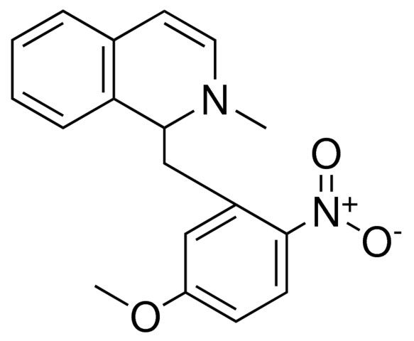 1-(5-METHOXY-2-NITRO-BENZYL)-2-METHYL-1,2-DIHYDRO-ISOQUINOLINE