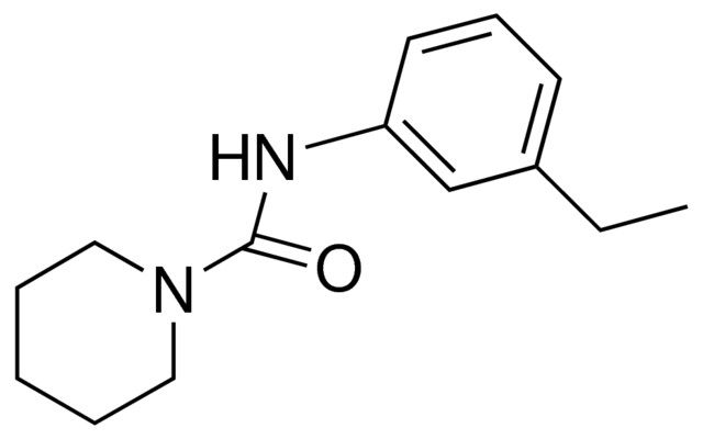 1-(N-(3-ETHYLPHENYL)CARBAMOYL)PIPERIDINE