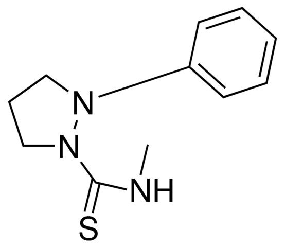 1-(N-METHYLTHIOCARBAMOYL)-2-PHENYLPYRAZOLIDINE