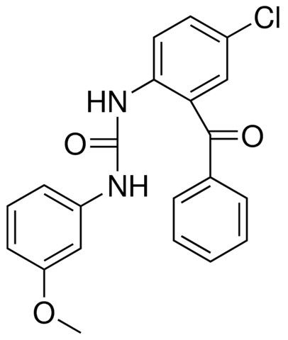 1-(P-ANISYL)-3-(2-BENZOYL-4-CHLOROPHENYL)UREA