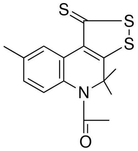 1-(TRIMETHYL-1-THIOXO-2,3-DITHIA-5-AZA-CYCLOPENTA(A)NAPHTHALEN-5-YL)-ETHANONE