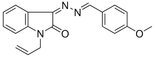 1-ALLYL-3-((4-METHOXY-BENZYLIDENE)-HYDRAZONO)-1,3-DIHYDRO-INDOL-2-ONE