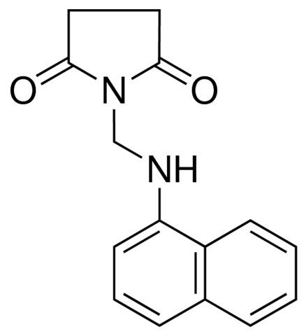 1-(NAPHTHALEN-1-YLAMINOMETHYL)-PYRROLIDINE-2,5-DIONE