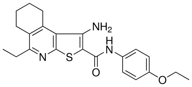 1-AMINO-N-(4-ETHOXYPHENYL)-5-ETHYL-6,7,8,9-TETRAHYDROTHIENO[2,3-C]ISOQUINOLINE-2-CARBOXAMIDE