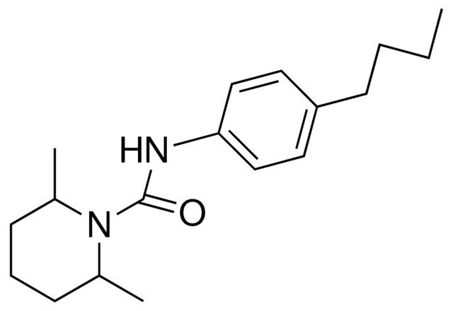 1-(N-(4-BUTYLPHENYL)CARBAMOYL)-2,6-DIMETHYLPIPERIDINE