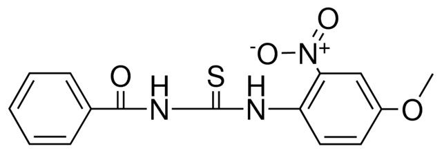 1-BENZOYL-3-(4-METHOXY-2-NITROPHENYL)-2-THIOUREA