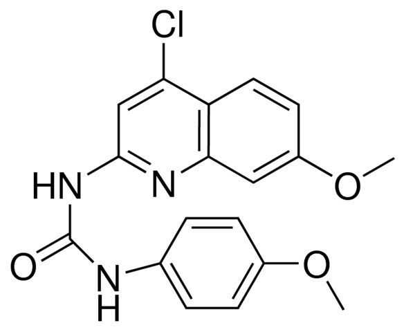 1-(P-ANISYL)-3-(4-CHLORO-7-METHOXY-2-QUINOLYL)UREA