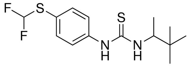 1-(4-DIFLUOROMETHYLSULFANYL-PHENYL)-3-(1,2,2-TRIMETHYL-PROPYL)-THIOUREA