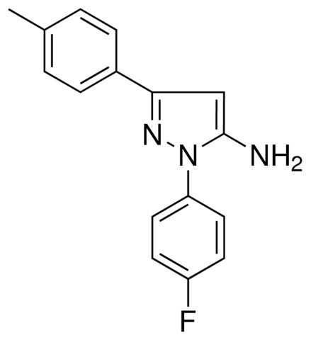 1-(4-FLUOROPHENYL)-3-(4-METHYLPHENYL)-1H-PYRAZOL-5-AMINE