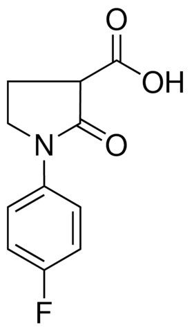 1-(4-FLUOROPHENYL)-2-OXO-3-PYRROLIDINECARBOXYLIC ACID