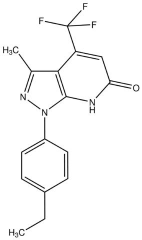 1-(4-Ethylphenyl)-3-methyl-4-(trifluoromethyl)-1<i>H</i>-pyrazolo[3,4-<i>b</i>]pyridin-6(7<i>H</i>)-one