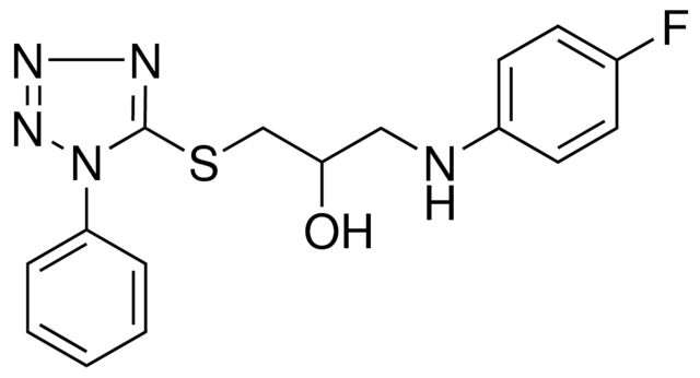 1-(4-FLUOROANILINO)-3-((1-PHENYL-1H-TETRAAZOL-5-YL)THIO)-2-PROPANOL