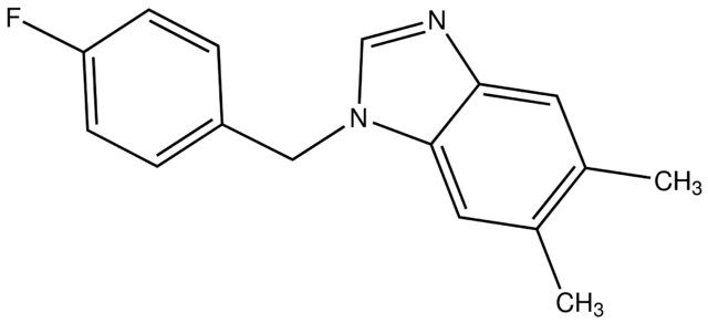 1-(4-Fluorobenzyl)-5,6-dimethyl-1<i>H</i>-benzimidazole