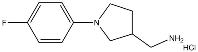 {[1-(4-Fluorophenyl)-3-pyrrolidinyl]methyl}amine hydrochloride