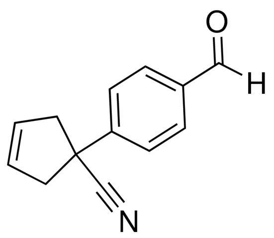 1-(4-Formylphenyl)-3-cyclopentene-1-carbonitrile