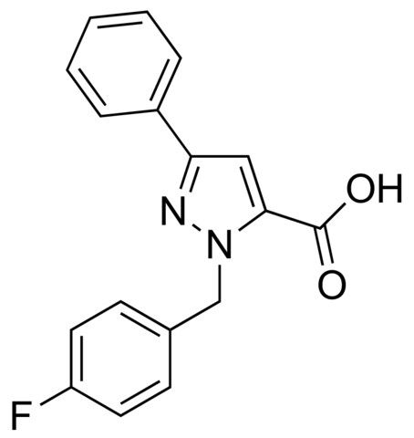 1-(4-Fluorobenzyl)-3-phenyl-1<i>H</i>-pyrazole-5-carboxylic acid