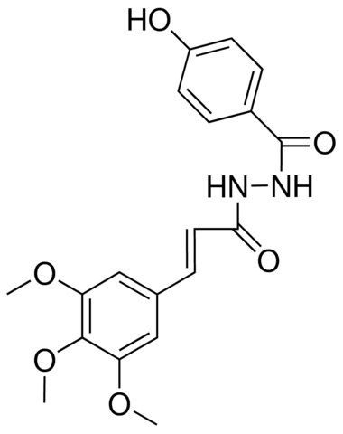 1-(4-HYDROXYBENZOYL)-2-(3,4,5-TRIMETHOXYCINNAMOYL)HYDRAZINE