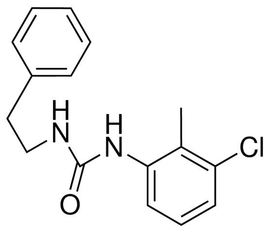 1-(3-CHLORO-2-METHYLPHENYL)-3-PHENETHYLUREA