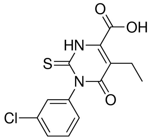 1-(3-CL-PH)-5-ET-6-OXO-2-THIOXO-1,2,3,6-TETRAHYDRO-PYRIMIDINE-4-CARBOXYLIC ACID