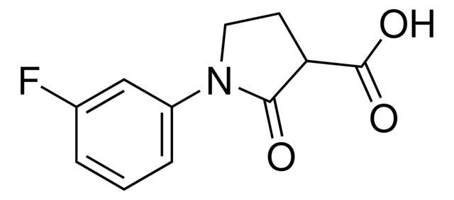 1-(3-Fluorophenyl)-2-oxopyrrolidine-3-carboxylic acid