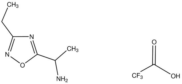 1-(3-Ethyl-1,2,4-oxadiazol-5-yl)ethanamine trifluoroacetate