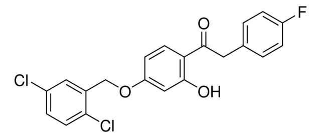 1-(4-(2,5-Dichlorobenzyloxy)-2-hydroxyphenyl)-2-(4-fluorophenyl)ethanone