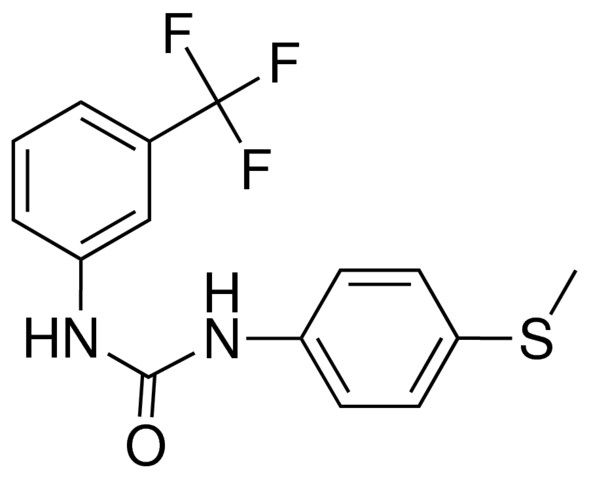 1-(4-(METHYLTHIO)PHENYL)-3-(3-(TRIFLUOROMETHYL)PHENYL)UREA