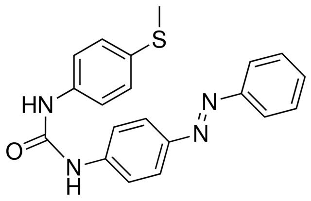 1-(4-(METHYLTHIO)PHENYL)-3-(4-(PHENYLAZO)PHENYL)UREA