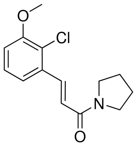 1-(3-(2-CHLORO-3-METHOXYPHENYL)-2-PROPENOYL)PYRROLIDINE