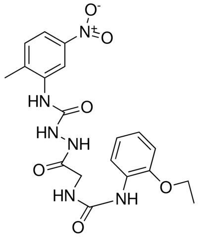 1-(3-(2-ETHOXYPHENYL)UREIDOACETYL)-4-(2-METHYL-5-NITROPHENYL)SEMICARBAZIDE