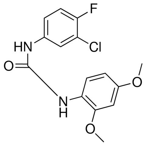 1-(3-CHLORO-4-FLUOROPHENYL)-3-(2,4-DIMETHOXYPHENYL)UREA