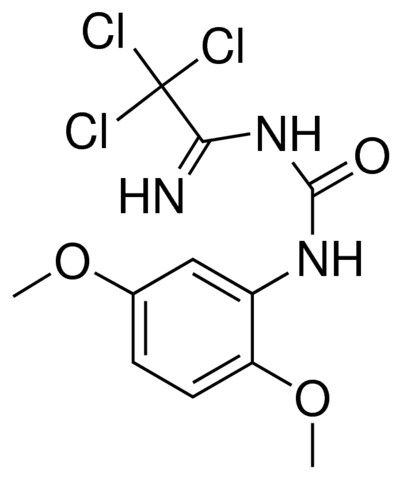 1-(2,5-DIMETHOXYPHENYL)-3-(2,2,2-TRICHLOROACETIMIDOYL)UREA