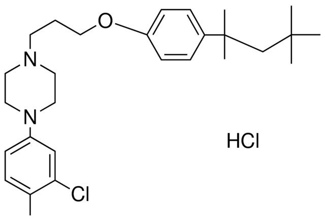 1-(3-CHLORO-P-TOLYL)-4-(3-(4-TERT-OCTYL)PHENOXY)PROPYL)PIPERAZINE-HYDROCHLORIDE