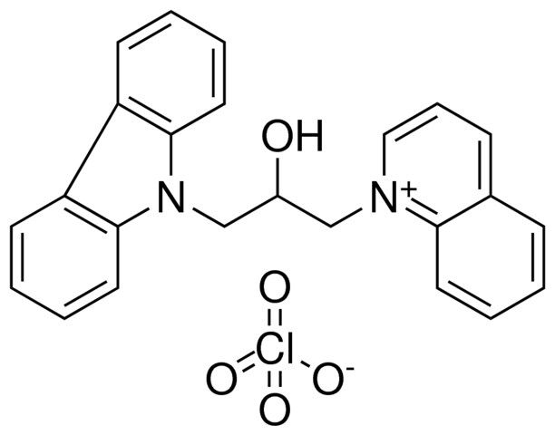 1-(3-(9H-CARBAZOL-9-YL)-2-HYDROXYPROPYL)QUINOLINIUM PERCHLORATE