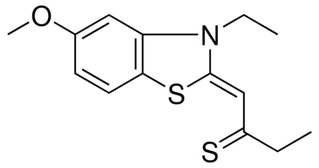 1-(3-ETHYL-5-METHOXY-1,3-BENZOTHIAZOL-2(3H)-YLIDENE)-2-BUTANETHIONE